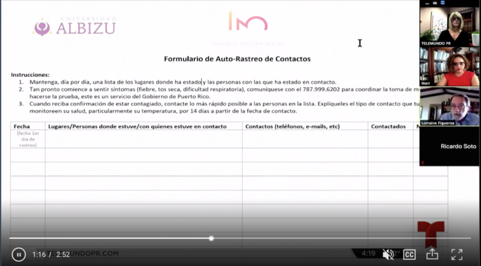 Crean herramienta para promover el “autorastreo” y evitar contagios