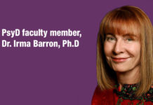 “Dialogues in the City” event on Zoom, featuring special participation of our PsyD faculty member, Dr. Irma Barron, Ph.D.