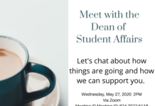 Meet with the Dean of Student Affairs