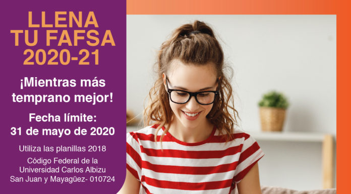¡Comienza a completar tu solicitud de FAFSA hoy!