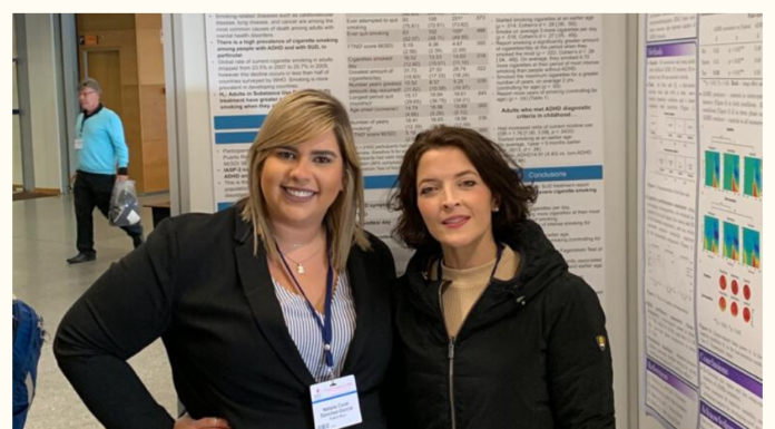 Estudiante Natalie Sánchez García y a la Dra. Vélez Pastrana Publican Articulo en la revista “European Addiction Research”