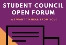 Meet with your Student Council Officers!