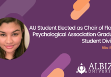 AU Student Elected as Chair of Florida Psychological Association Graduate Student Division