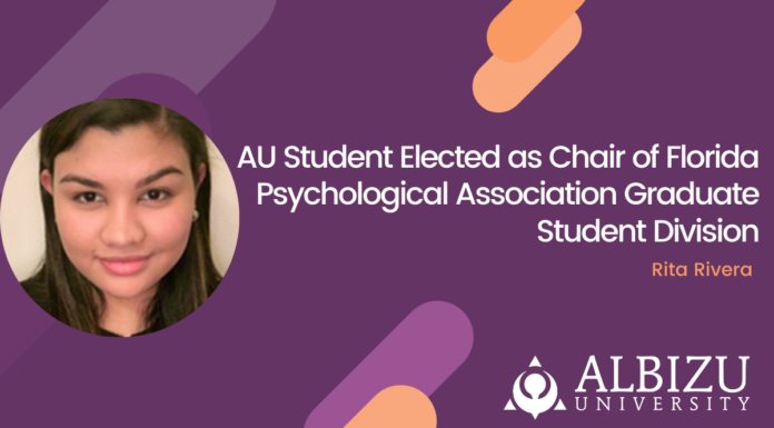 AU Student Elected as Chair of Florida Psychological Association Graduate Student Division
