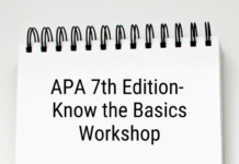 APA 7 Know the Basics Workshop