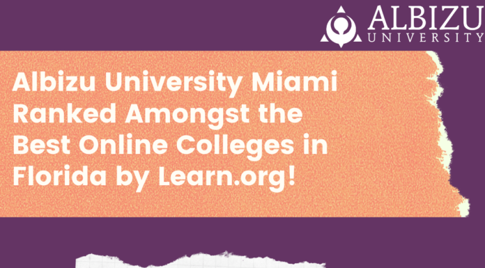 Albizu University Miami Ranked Amongst the Best Online Colleges in Florida by Learn.org!