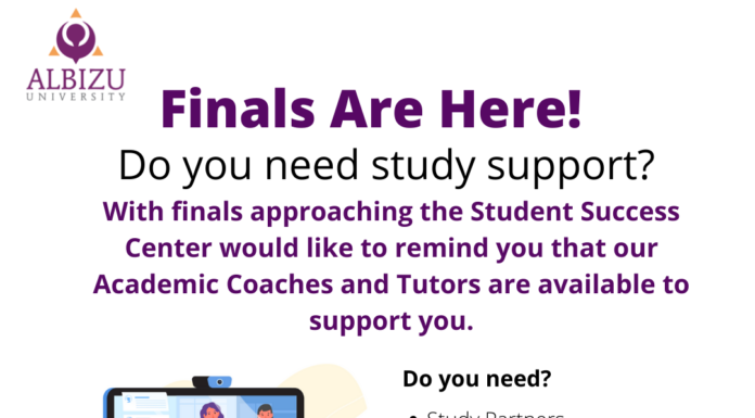 Support for your Final Exams and Papers!
