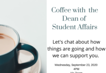 Coffee with the Dean of Student Affairs