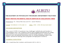 Grant Writing for Mental Health Services