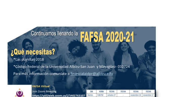 PROMOCION FAFSA 2020-21-SJU