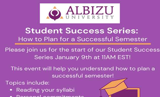 Student Wellness: Planning for a Success Semester