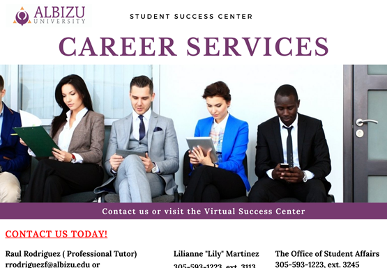 Career Services at Albizu University