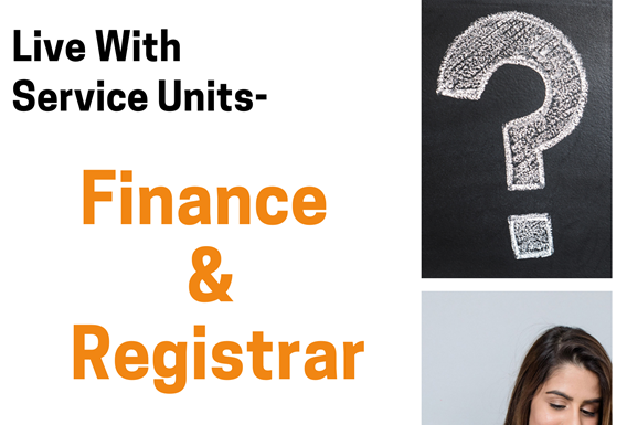 Meet with Finance and the Registrar