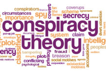 Theories on Conspiracy Theories conspiracy theory word cloud