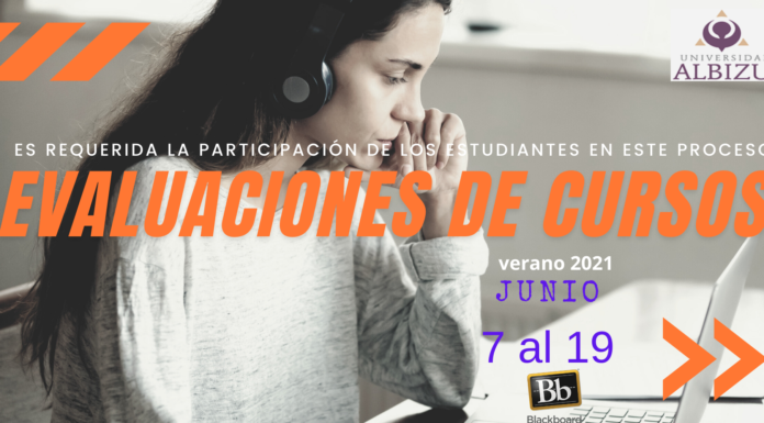 Evaluaciones de Cursos – verano 2021