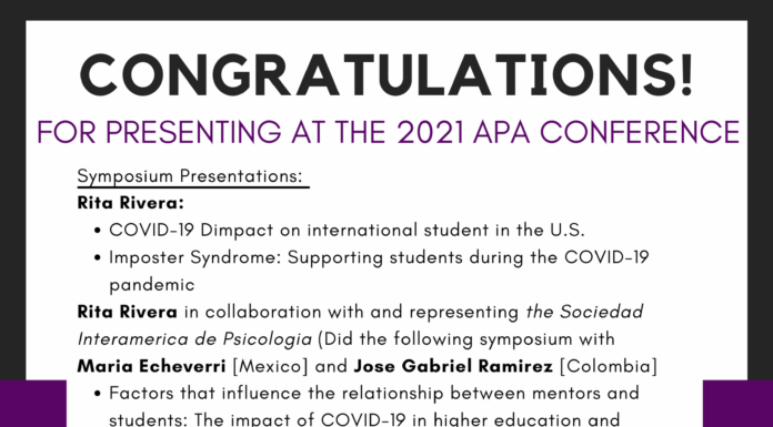 Congratulations to our 2021 APA Convention Presenters and Awardees!