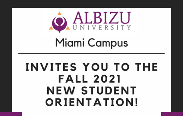 Fall 2021 Student Orientation