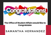 Congratulations to Samantha Hernandez!