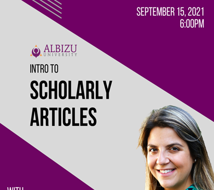 Introduction to Scholarly Articles