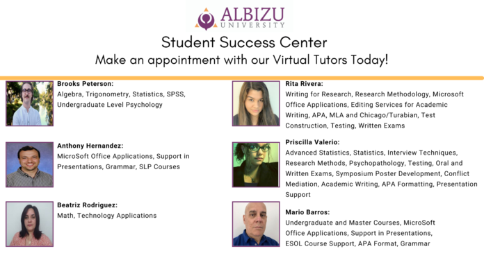 Schedule an appointment with a Tutor!