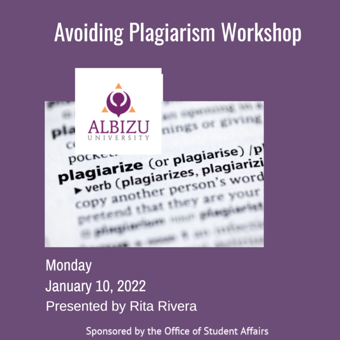 Plagiarism Workshop