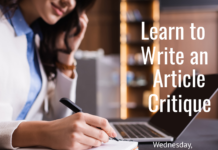How to Write an Article Critique