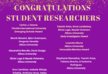 Congratulations to our student researchers!