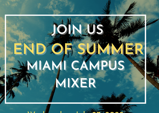 Summer Student Mixer Event!