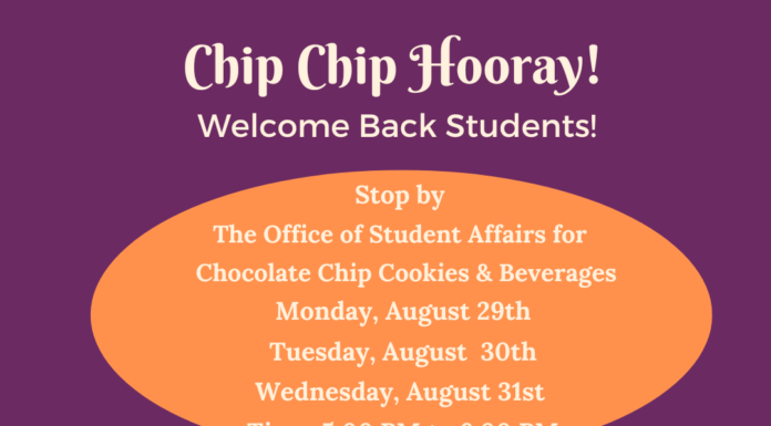 Chip Chip Hooray! Welcome back Miami Students!