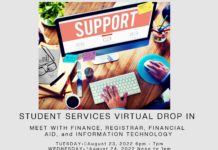 Virtual Drop-in Hours for Student Services