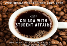 Come and have a Colada with Student Affairs!