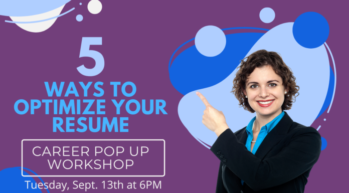Optimize your Resume in 30 Minutes! Pop Up Career Workshop