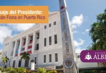 Mensaje del Presidente: Huracán Fiona en Puerto Rico