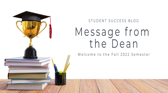 Student Success Blog – Dean’s Corner