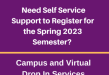 Self Service Registration Drop In Hours