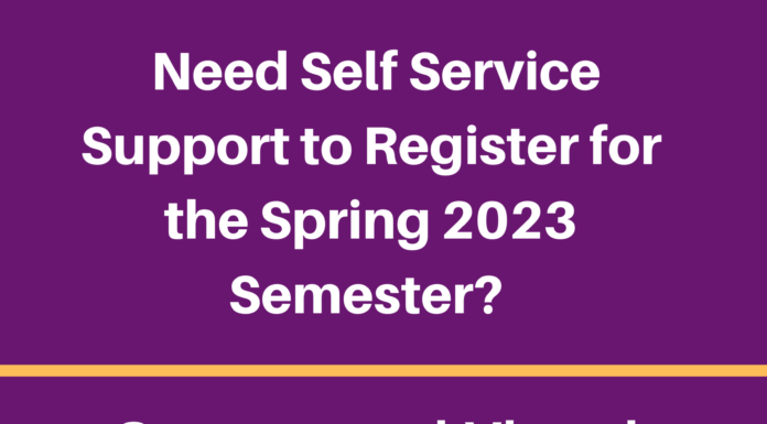 Self Service Registration Drop In Hours