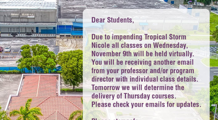 Tropical Storm Nicole Advisory