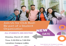 Join a Student Organization! Come out to Club Rush!