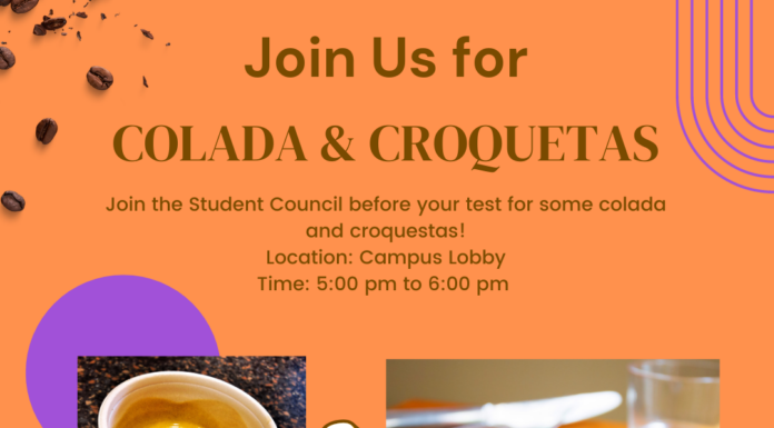 Student Council – Croquetas and Colada