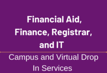 Student Services Drop In Services: On Campus and Virtual
