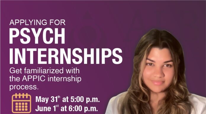 Psychology Internship Application Webinar