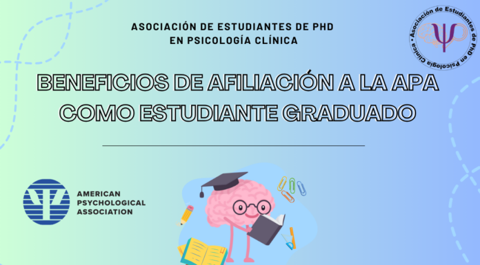 La Asociación de Estudiantes de PhD en Psicología Clínica les invita: