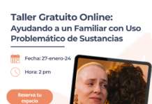 Taller gratuito online: Ayudando a un Familiar con Uso de Problemático de Sustancias