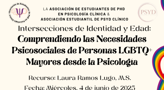 Asociación de Estudiantes de PhD en Psicología Clínica les invita: