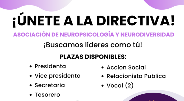 La Asociación de Neuropsicología y Neurodiversidad invita a: