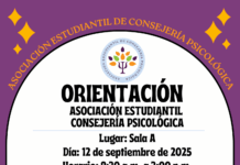 La Asociación Estudiantil de Consejería Psicológica les invita: