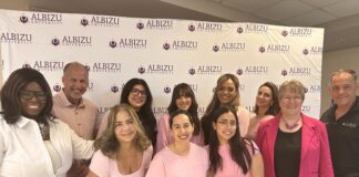 Dean “Dean” … Miami Campus with Dr. Sharrie R. Dean, Office of Student Affairs, Chancellor Vassiliou and others, recognizing October 2025 Breast Cancer Awareness!