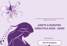 Asociación Estudiantil para el Bienestar Perinatal Capítulo de San Juan les invita: